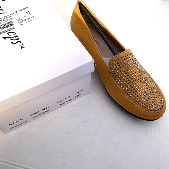 Angel Steps Wide Width Embellished Loafers - Picture 11 of 14